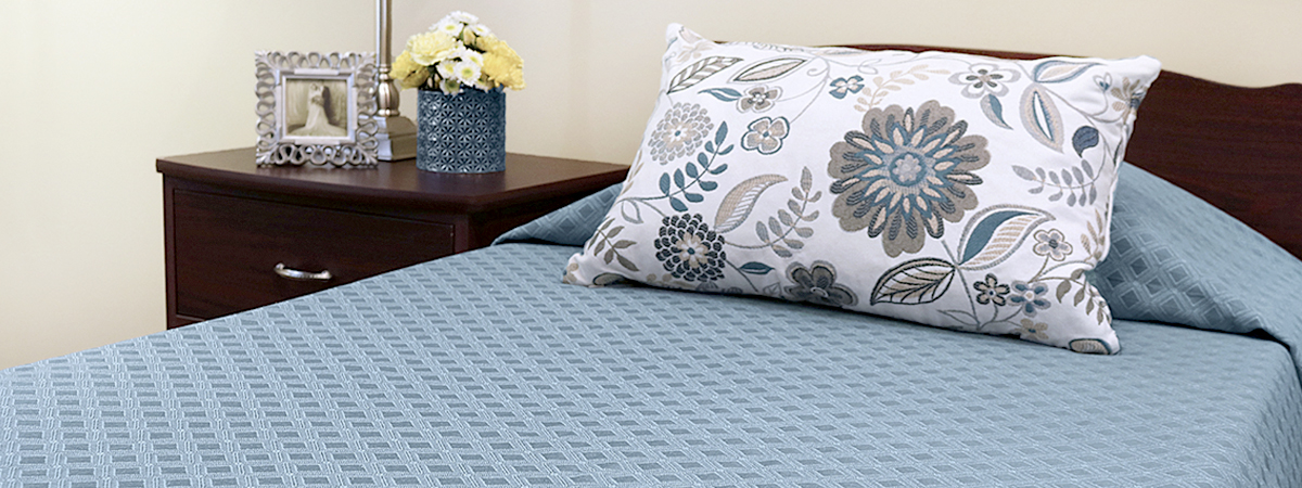 Diaminic Long Term Care and Senior Living Bedspread