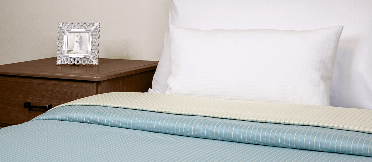 Dotted Line Long Term Care Bedspread