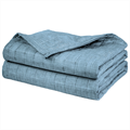 Melange Bluebell Bedspread