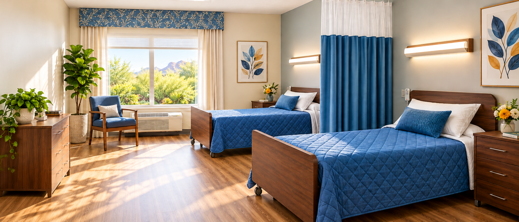 Phoenix Textile Dual Resident Room