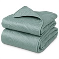 Pique Spa Bedspread, Shown Folded