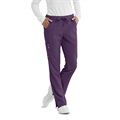 Women's Cargo Scrub Pant with Drawstring Elastic Waistband