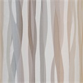 Wave X Stone Privacy Curtain Fabric