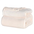 VelvetLoft Twin Blanket, Ivory