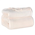 VelvetLoft Twin Blanket, Ivory